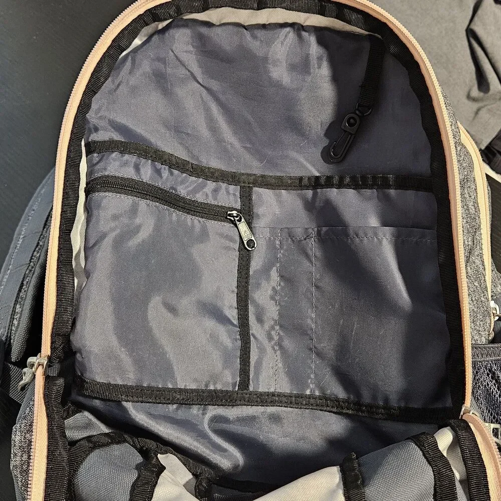 Adidas Journal Backpack Onix Jersey Orange Kids School 15X6 Roomy
